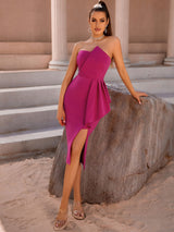 Giselle Strapless Ruffle Midi Dress