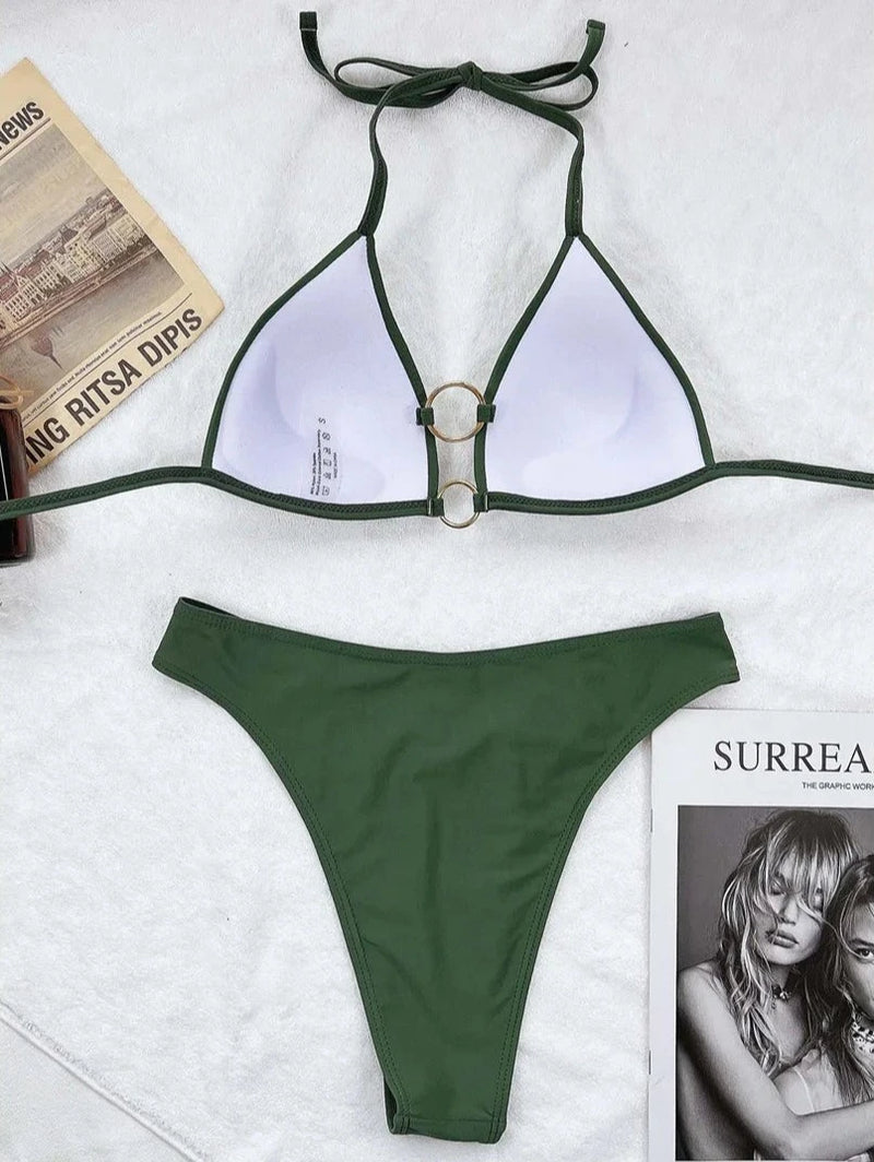 Sage Push Up Bikini Set