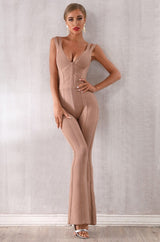 Ariel Flared Bandage Jumpsuit