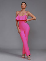 Cora Ruffle Bandage Jumpsuit