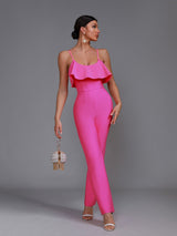 Cora Ruffle Bandage Jumpsuit