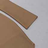 Rayne Cutout Longsleeve Bandage Slit Dress