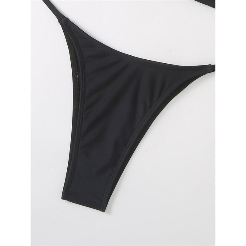 Macy Sheer Halter 2-Pc Bikini Set