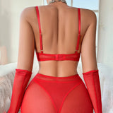 Jana Shiny Heart 7-Pc Lingerie Set