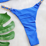 Cierra Chain Weave 2-Pc Brazilian Bikini Set