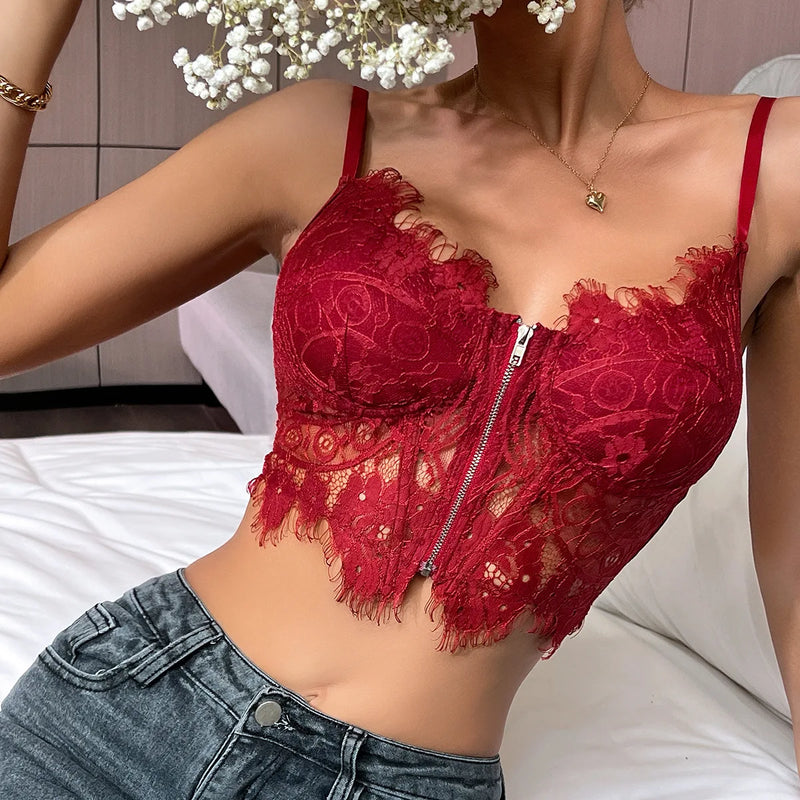 Elodie Lace Bustier Top