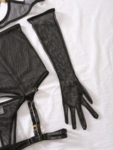 Jana Shiny Heart 7-Pc Lingerie Set