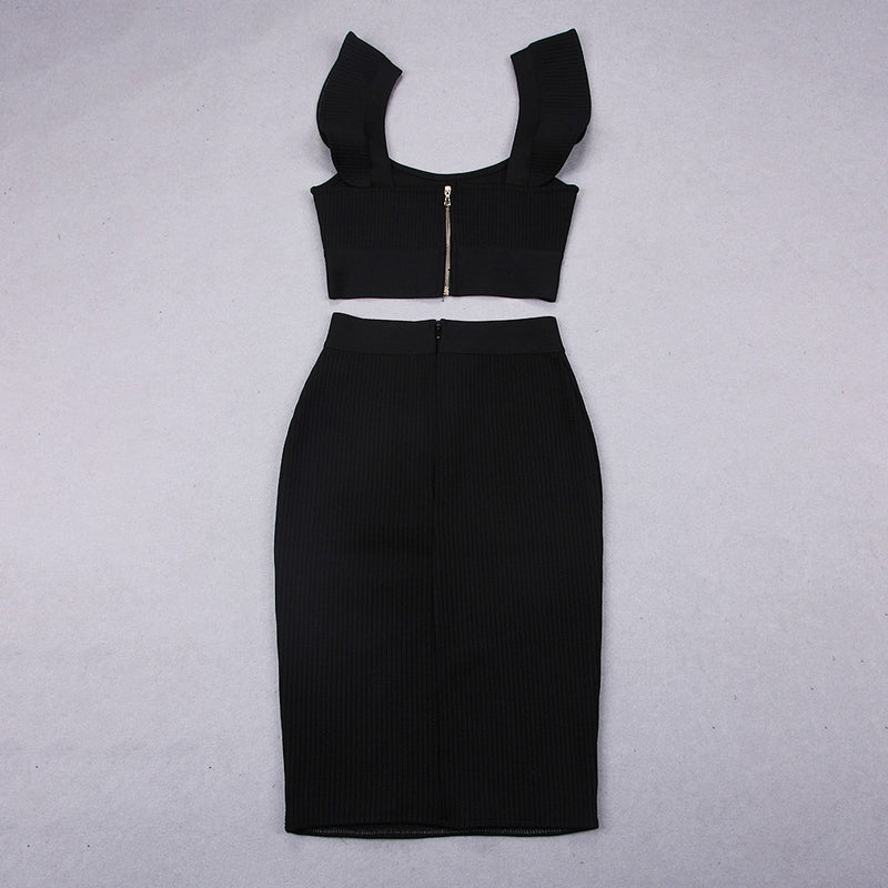 Sofia Bandage Skirt & Top 2-Pc Set