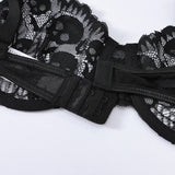 Beth Skull Lace Lingerie Set
