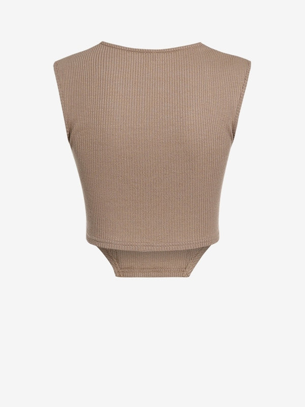 Nadia Square Neck Knit Crop Top