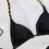 Cierra Chain Weave 2-Pc Brazilian Bikini Set