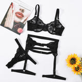 Beth Skull Lace Lingerie Set