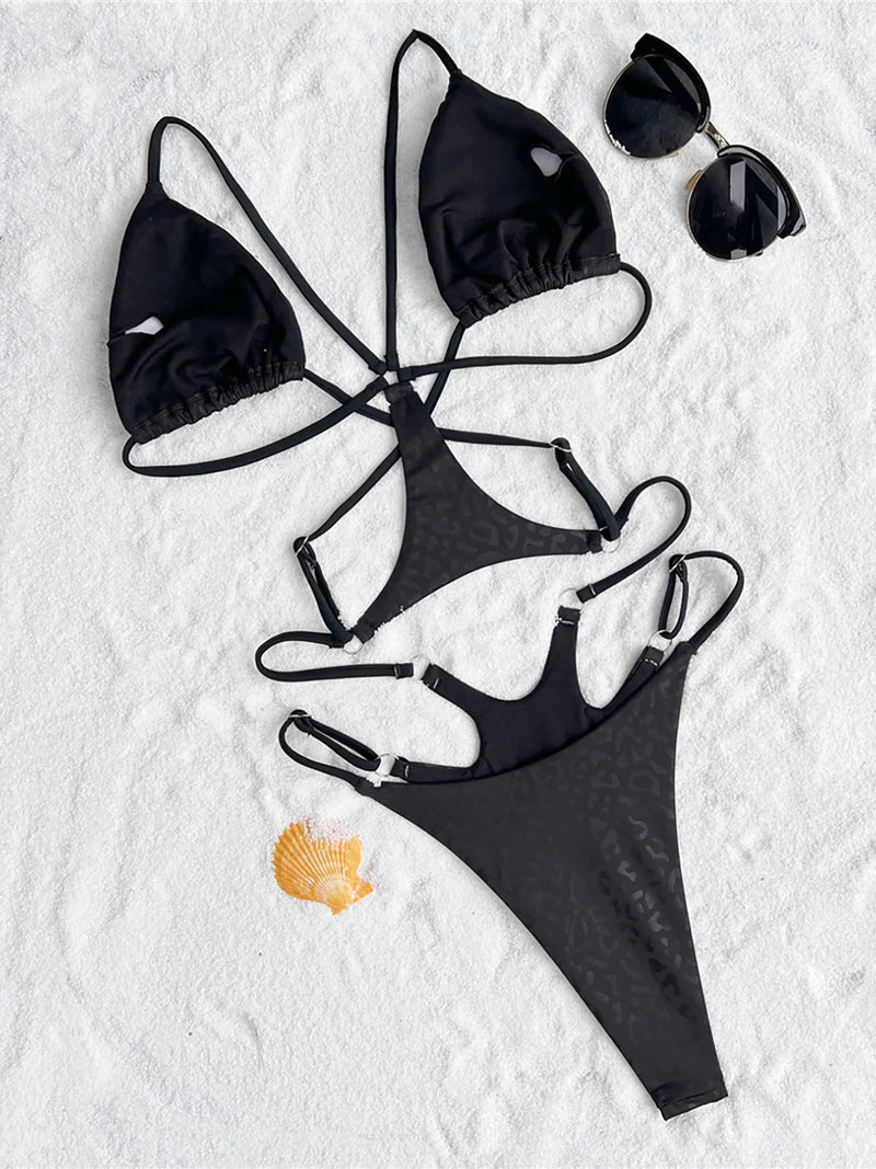 Allura Leopard Print Monokini