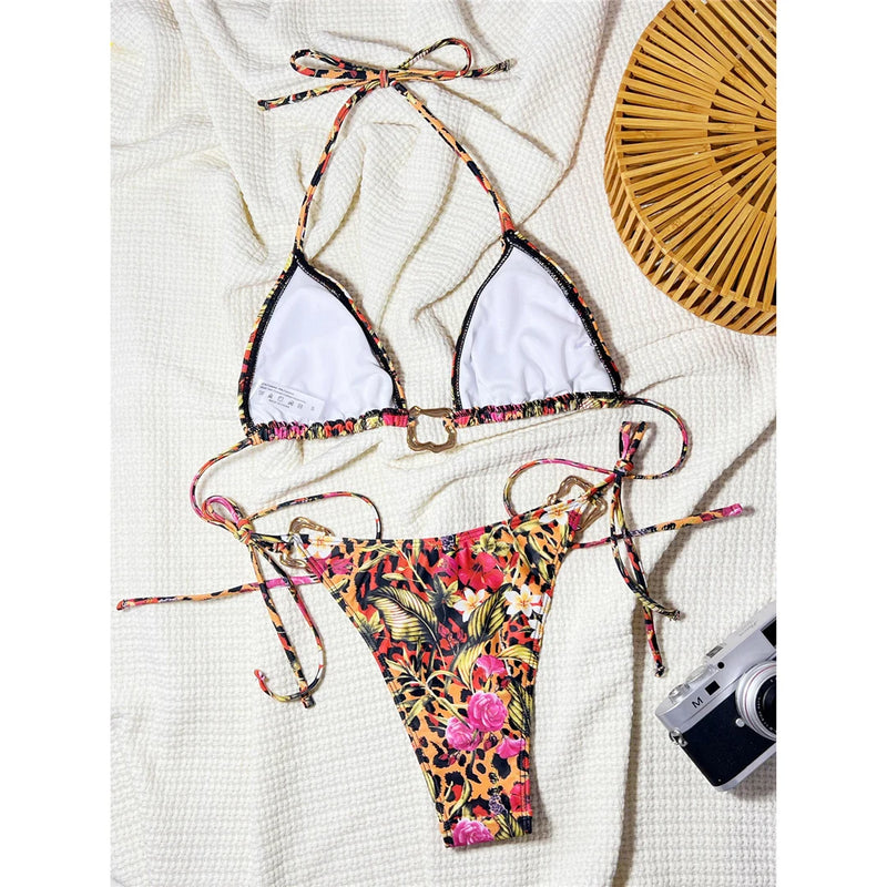Kendra Floral 2-Pc Bikini Set