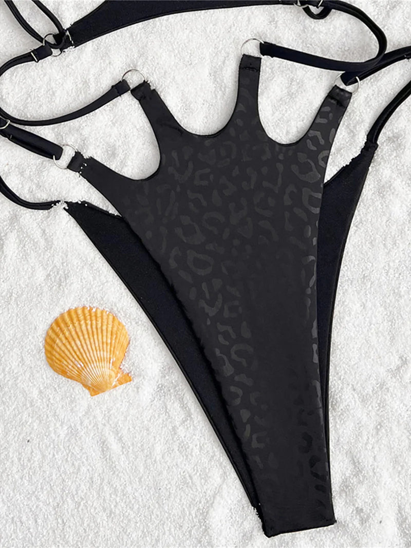 Allura Leopard Print Monokini