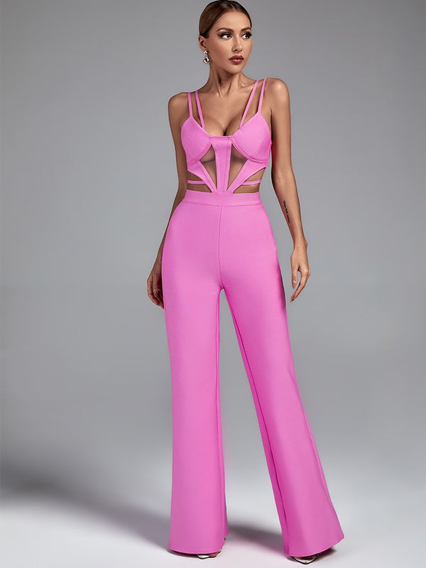 Evie Cutout Bandage Jumpsuit