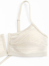 Caylee Adjustable 2-Pc Textured Bikini Set