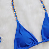 Cierra Chain Weave 2-Pc Brazilian Bikini Set