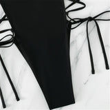 Sonia Lace Up Cross Back Monokini
