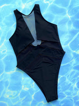 Kaley Mesh Splicing Monokini
