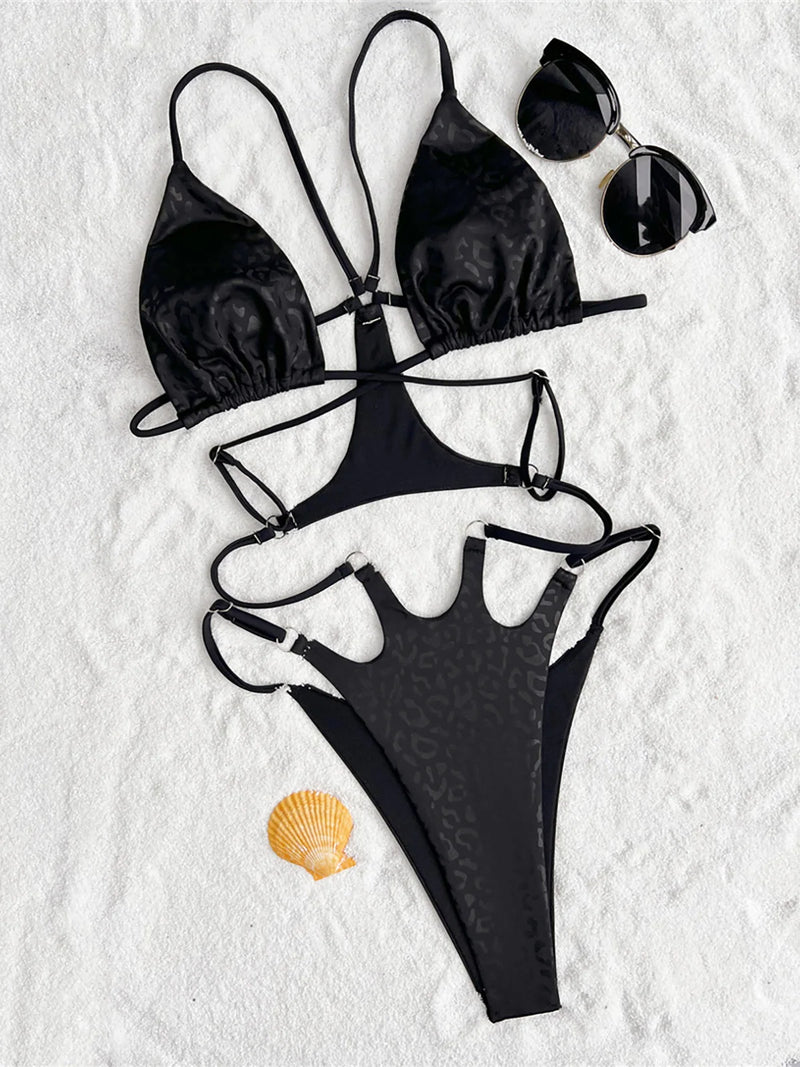 Allura Leopard Print Monokini