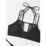 Macy Sheer Halter 2-Pc Bikini Set