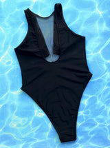 Kaley Mesh Splicing Monokini