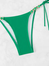 Jade Crystal Cheeky Bikini Set