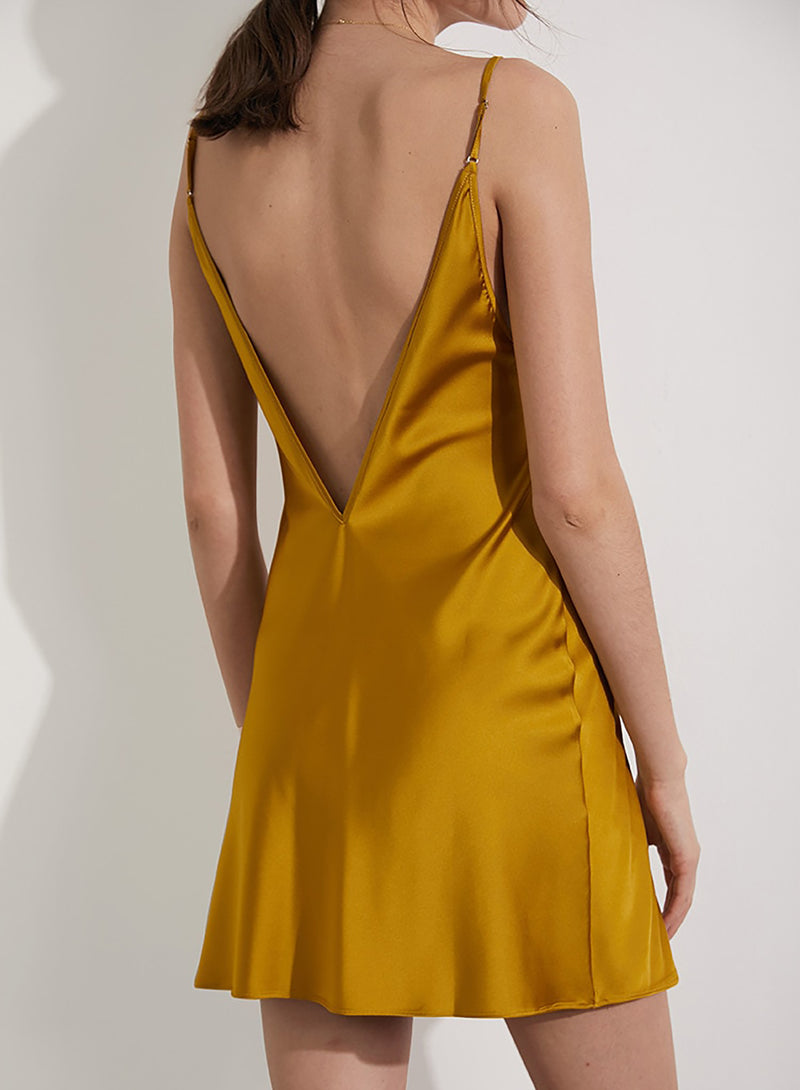 Francine Satin Slip Dress