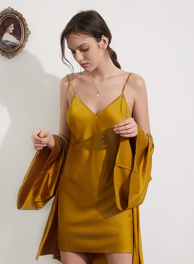 Francine Satin Slip Dress