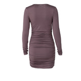 Jaime Side Shirred Bodycon Mini Dress