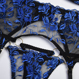 Tanya 6-Pc Set Embroidered Lingerie