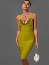Tatiana Contrast Bandage Dress