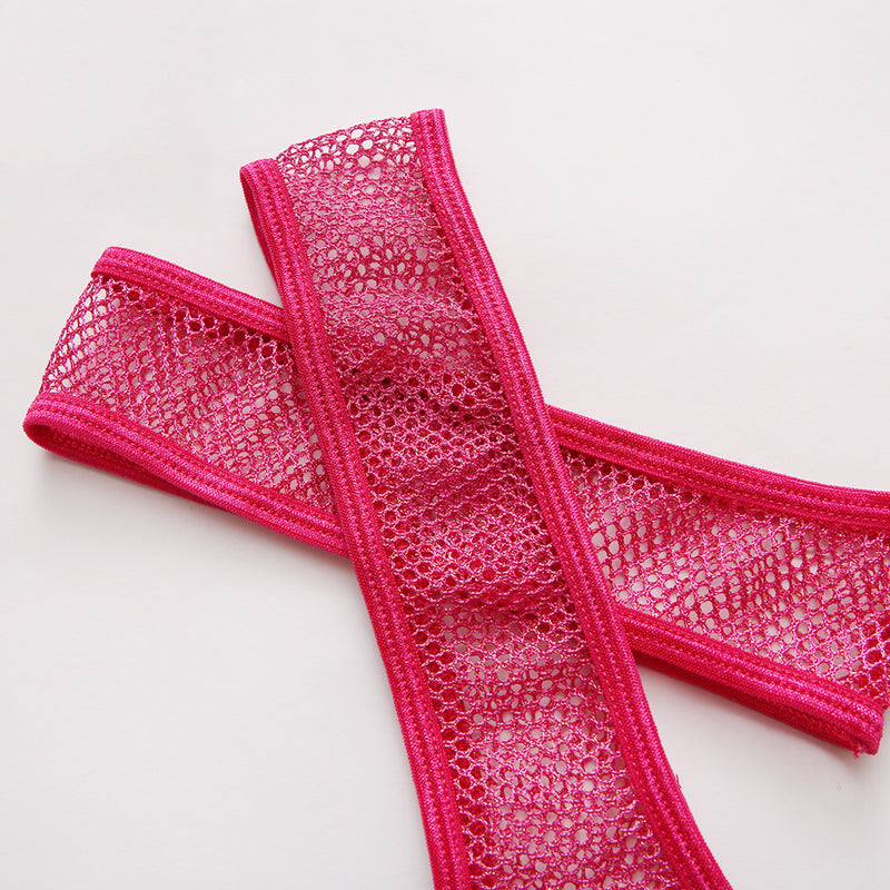 Nia 5-Pc Set Mesh Net Lingerie