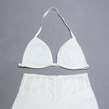 Sharon 2-Pc Midi Skirt & Halter Top Set