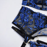 Tanya 6-Pc Set Embroidered Lingerie