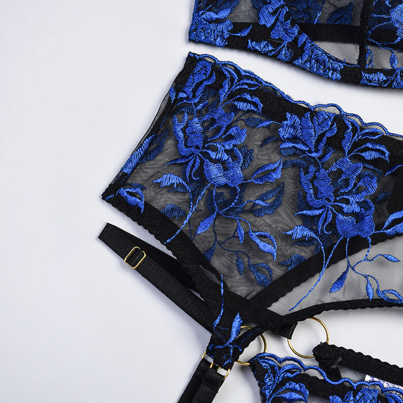 Tanya 6-Pc Set Embroidered Lingerie