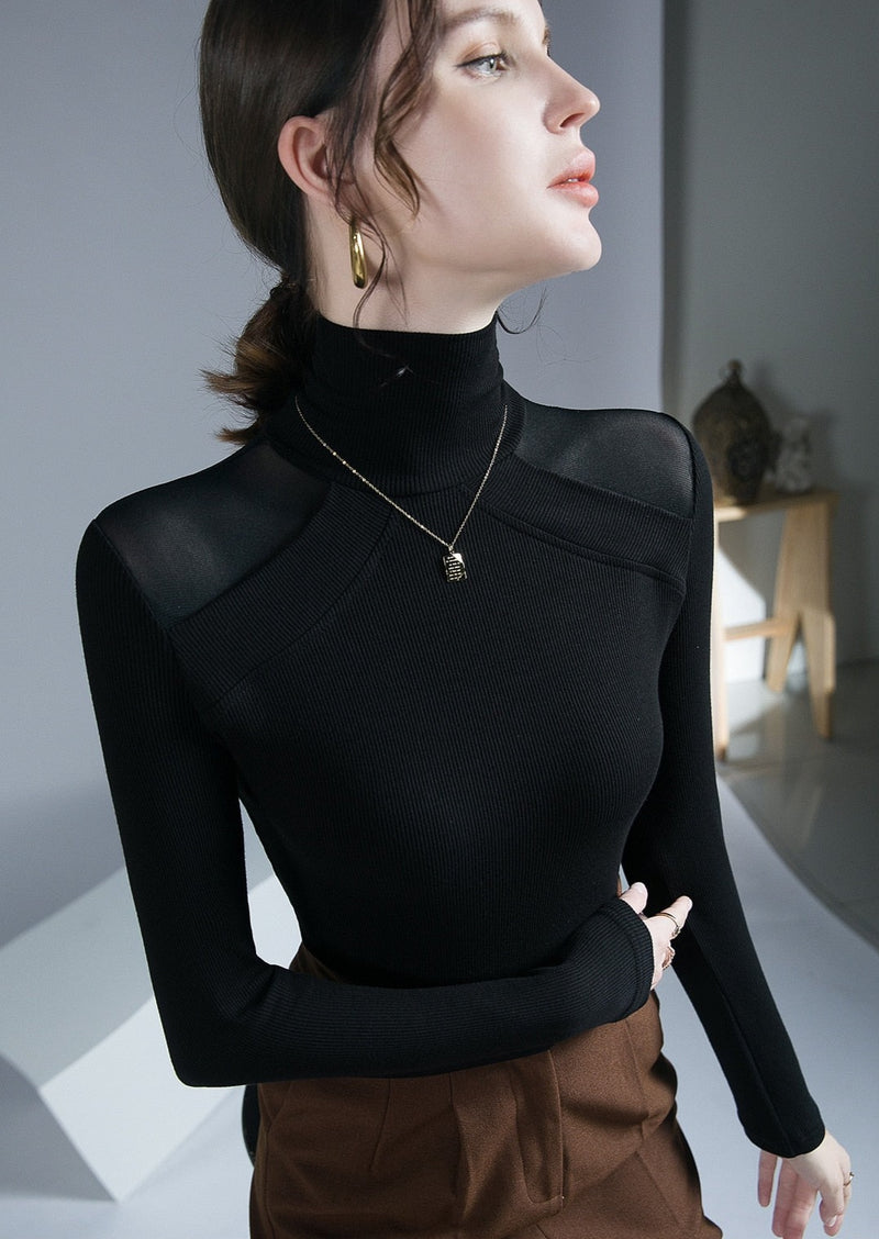 Allie Turtleneck Long-sleeve Top