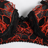 Georgia 6-Pc Embroidered Floral Lace Lingerie Set