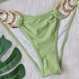 Areli Layered Ring Halter Bikini Set