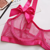 Nia 5-Pc Set Mesh Net Lingerie
