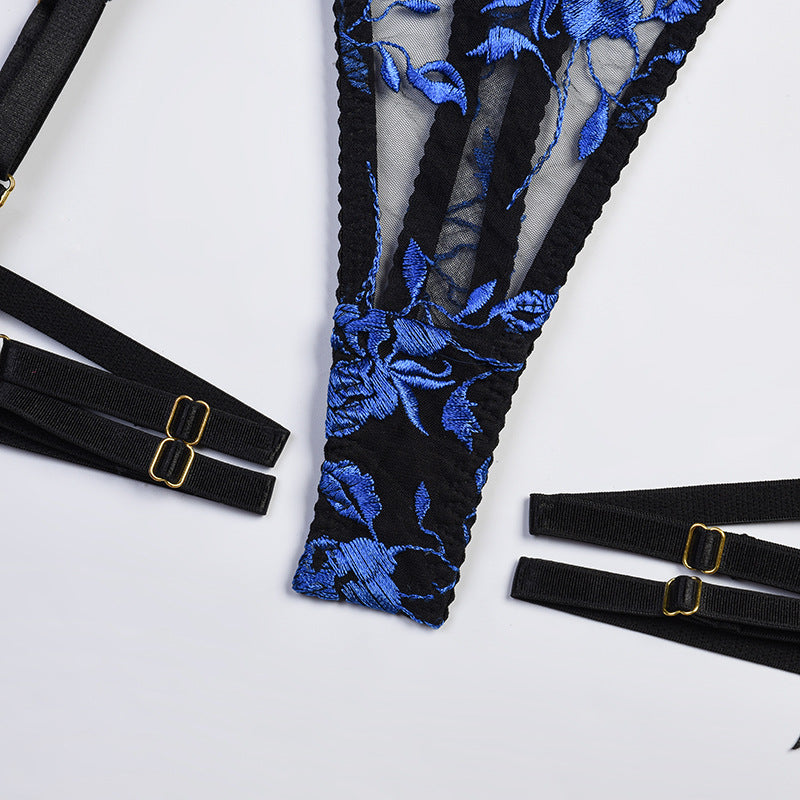 Tanya 6-Pc Set Embroidered Lingerie