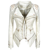 Xenia Studded Leather Jacket