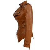 Xenia Studded Leather Jacket