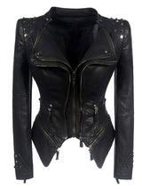 Xenia Studded Leather Jacket